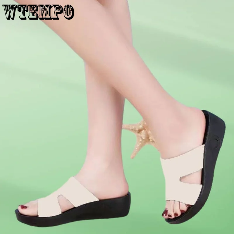 Пикантные Модные женские тапочки WTEMPO, повседневная обувь на толстой подошве и высоком каблуке, летние сандалии на танкетке для отдыха, женс...
Пикантные Модные женские тапочки WTEMPO, повседневная обувь на толстой подошве и высоком каблуке, летние сандалии на танкетке для отдыха, женс...