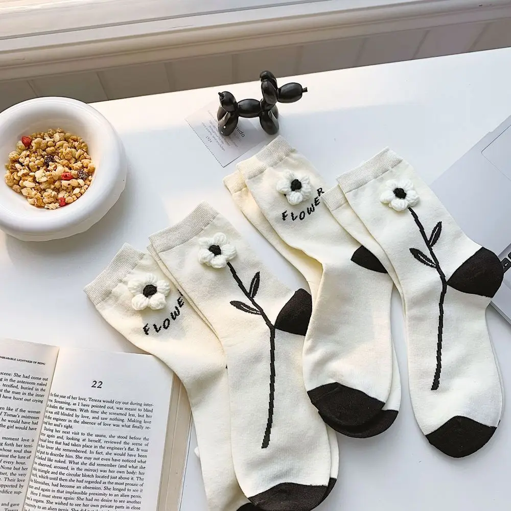 Three-dimensional Flowers Women Socks Fashion Design Girls Gift Cotton Hosiery Mid-Tube Socks Korean Style Socks
Three-dimensional Flowers Women Socks Fashion Design Girls Gift Cotton Hosiery Mid-Tube Socks Korean Style Socks