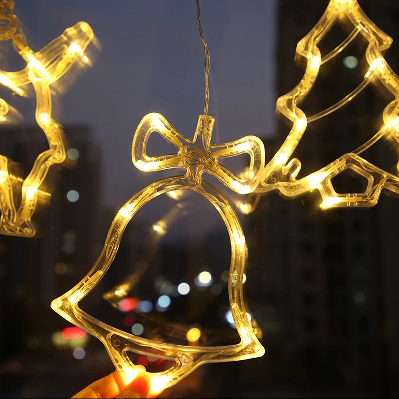 Suction cup light LED shopping mall window layout holiday atmosphere snowman Christmas tree bell small hanging lamp GL118
Suction cup light LED shopping mall window layout holiday atmosphere snowman Christmas tree bell small hanging lamp GL118
