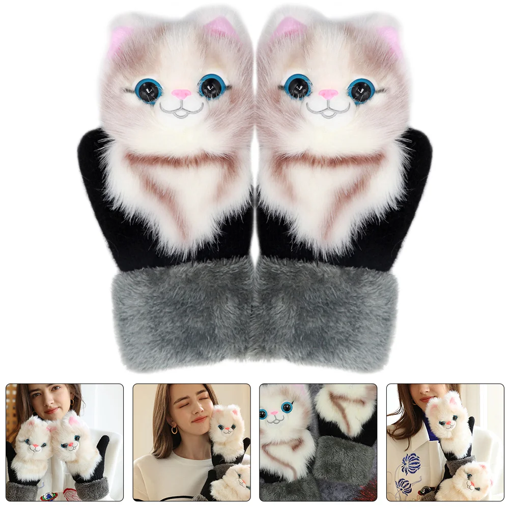 Winter Gloves Cat Korean Version Compact Plush Outdoor Accessory Travel Daily Use Warm Miss Comfortable
Winter Gloves Cat Korean Version Compact Plush Outdoor Accessory Travel Daily Use Warm Miss Comfortable