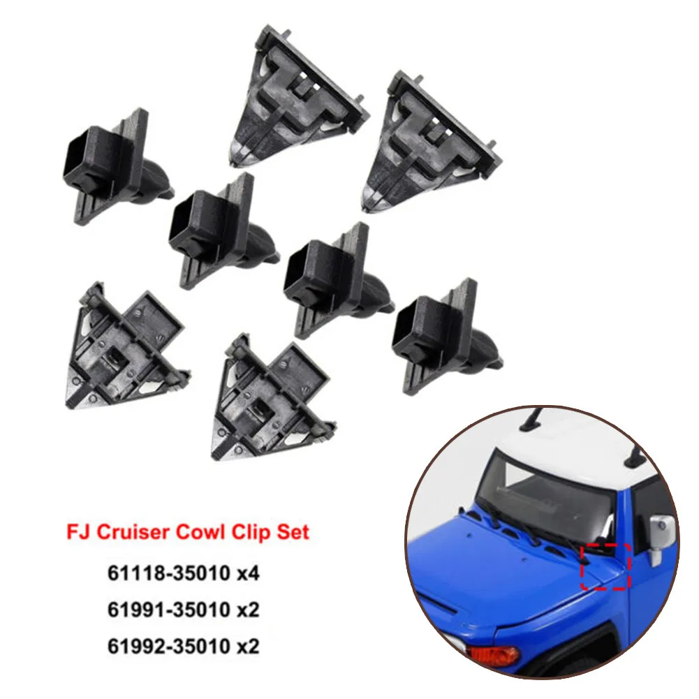 8 Pcs/set Car Panel Clip Body Retainer Fender Cowl Clip Set Car Products Interior Accessories For Toyota FJ Cruiser 2007-2014
8 Pcs/set Car Panel Clip Body Retainer Fender Cowl Clip Set Car Products Interior Accessories For Toyota FJ Cruiser 2007-2014