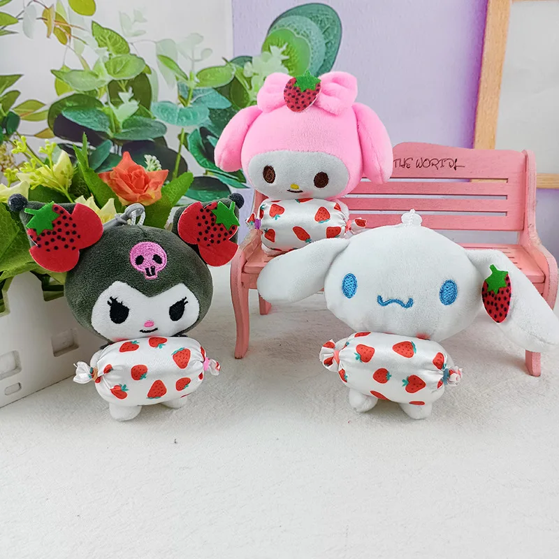 Sanrio Cinnamoroll Kuromi My Melody Cute Exquisite Cartoon Hug Candy Keychain Doll Strawberry Plush Toys Children Girls Gifts
Sanrio Cinnamoroll Kuromi My Melody Cute Exquisite Cartoon Hug Candy Keychain Doll Strawberry Plush Toys Children Girls Gifts