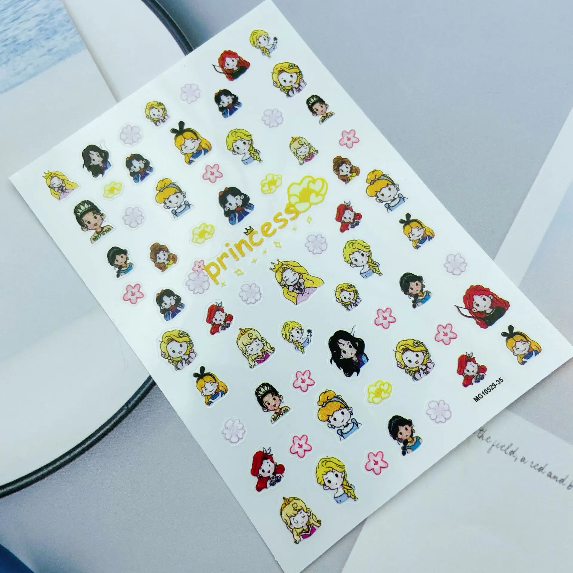 10 Pack Disney Princess Mickey Cartoon Character Nail Art Stickers Cute Princess Nail Slider Nail Decoration Decals
10 Pack Disney Princess Mickey Cartoon Character Nail Art Stickers Cute Princess Nail Slider Nail Decoration Decals