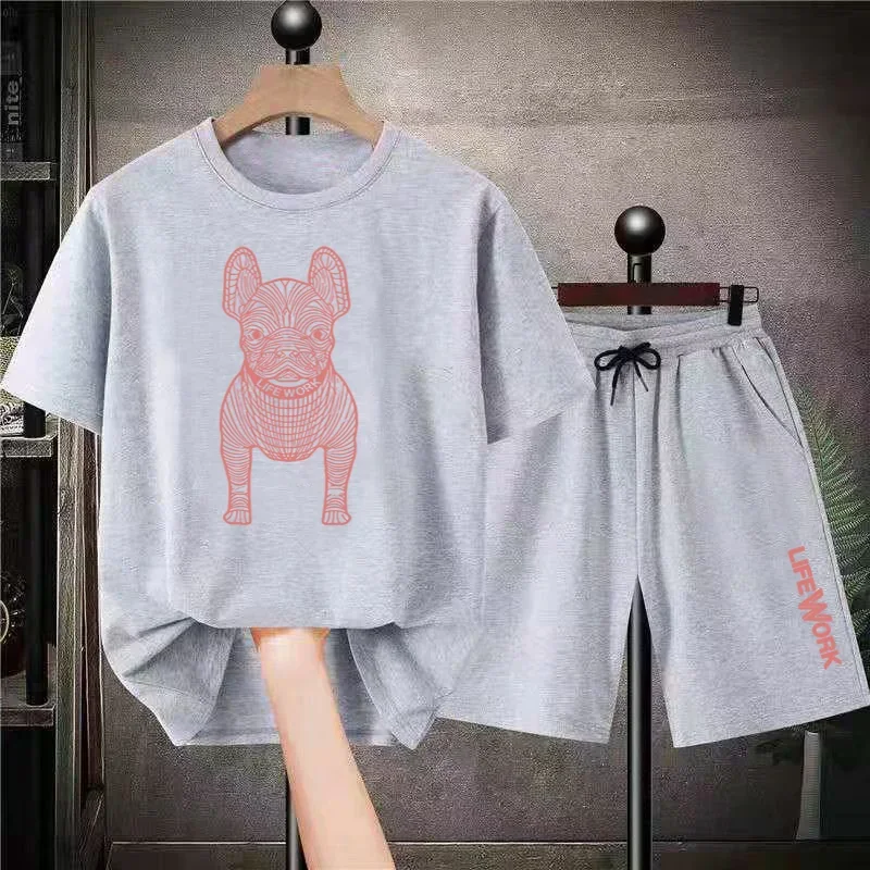 Хлопковые корейские Роскошные брендовые футболки, костюмы, модный летний мужской спортивный костюм, большие размеры, костюмы унисекс, короткий комплект, уличная одежда
Хлопковые корейские Роскошные брендовые футболки, костюмы, модный летний мужской спортивный костюм, большие размеры, костюмы унисекс, короткий комплект, уличная одежда