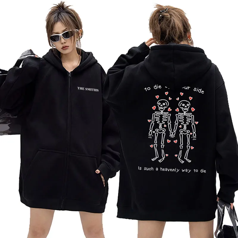 The Smiths That One Song By To Die By Your Side Is Such A Heavenly Way To Die Skull Print Zipper Hoodie Men Rock Cool Sweatshirt
The Smiths That One Song By To Die By Your Side Is Such A Heavenly Way To Die Skull Print Zipper Hoodie Men Rock Cool Sweatshirt