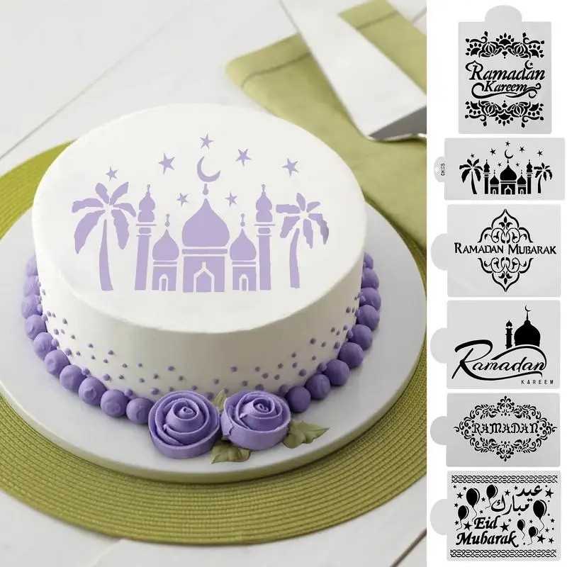 Eid Mubarak Cake Stencils Ramadan Kareem Cake Templates Cake Printing Baking Tool for Cupcake Wedding Cake Fondant Decoration
Eid Mubarak Cake Stencils Ramadan Kareem Cake Templates Cake Printing Baking Tool for Cupcake Wedding Cake Fondant Decoration