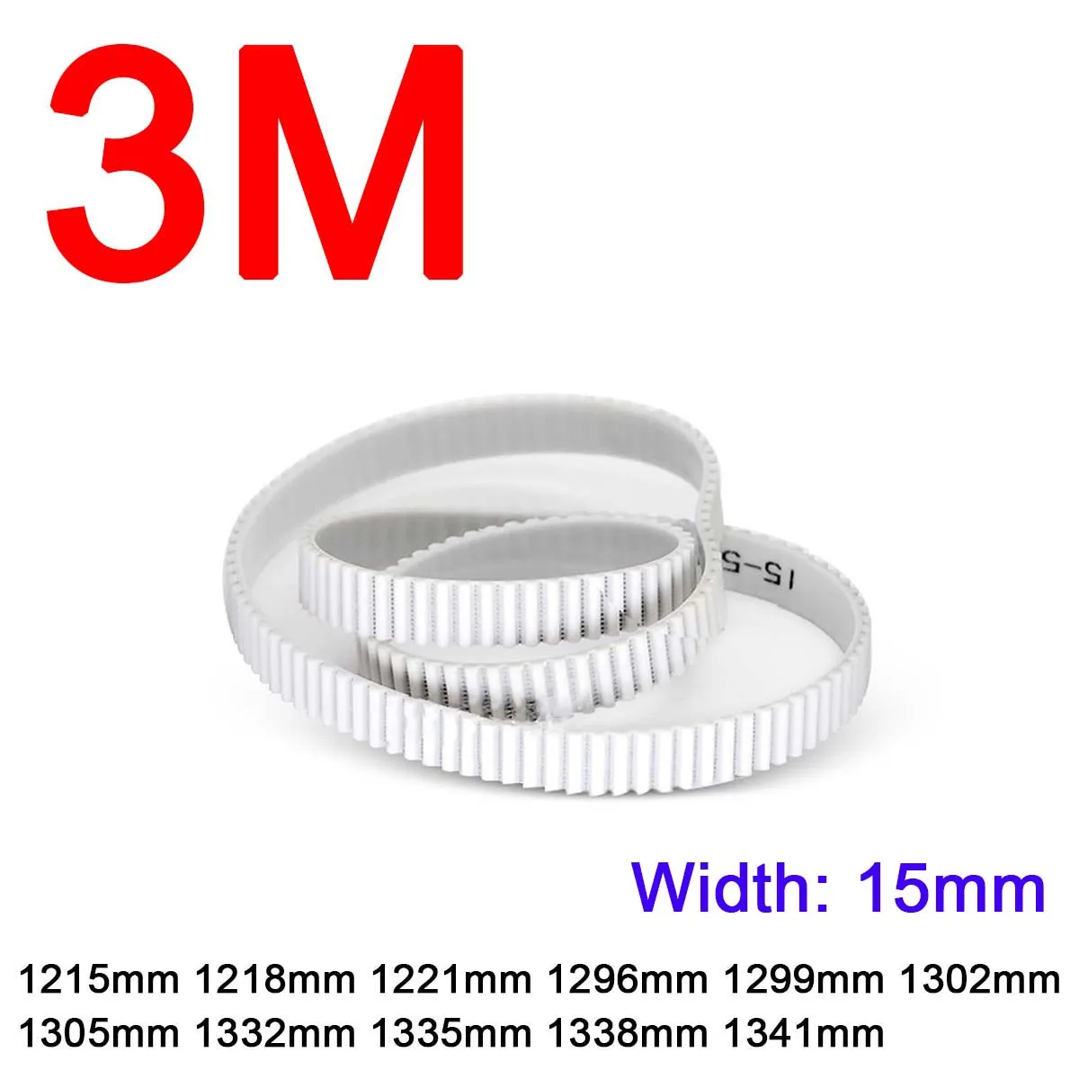 Ремень ГРМ из полиуретана с зубьями, ширина 15 мм, 3 м, длина шага 1215, 1218, 1221, 1296, 1299, 1302, 1305, 1332, 1335, 1338, 1341 мм, 1 шт.
Ремень ГРМ из полиуретана с зубьями, ширина 15 мм, 3 м, длина шага 1215, 1218, 1221, 1296, 1299, 1302, 1305, 1332, 1335, 1338, 1341 мм, 1 шт.