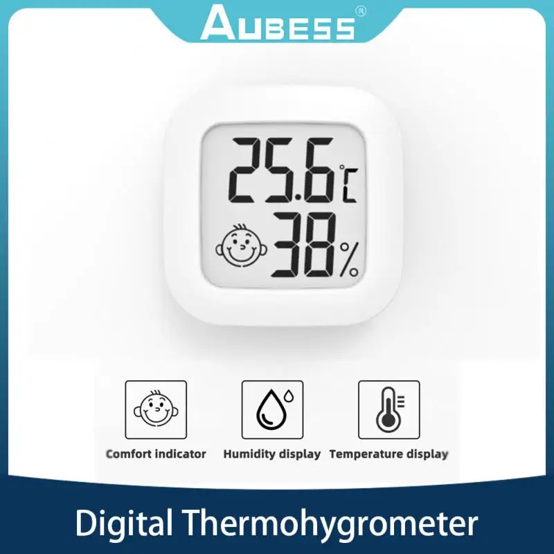 LCD Digital Thermometer Hygrometer Indoor Room Mini Electronic Temperature Humidity Meter Sensor Gauge Weather Station For Home
LCD Digital Thermometer Hygrometer Indoor Room Mini Electronic Temperature Humidity Meter Sensor Gauge Weather Station For Home