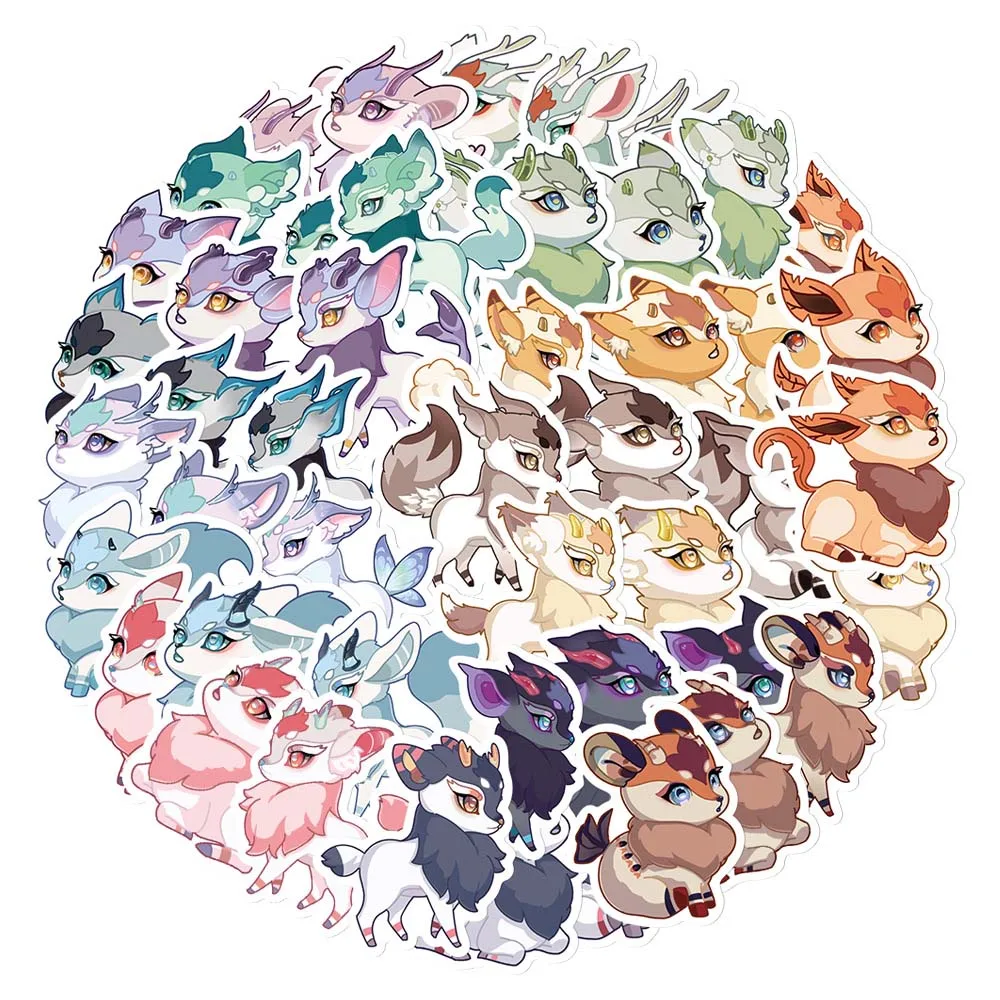 10/50 шт., водонепроницаемые Стикеры с рисунком оленя
10/50 шт., водонепроницаемые Стикеры с рисунком оленя