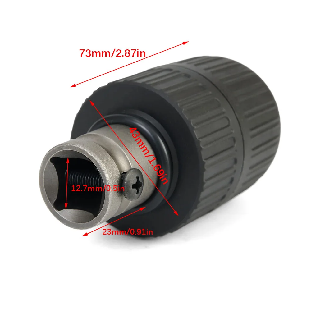 Keyless Chuck Drill Chuck Tools With Adapter 1/2\"-20UNF Workshop 2-13mm Capacity Connector Equipment Brand New
Keyless Chuck Drill Chuck Tools With Adapter 1/2\"-20UNF Workshop 2-13mm Capacity Connector Equipment Brand New