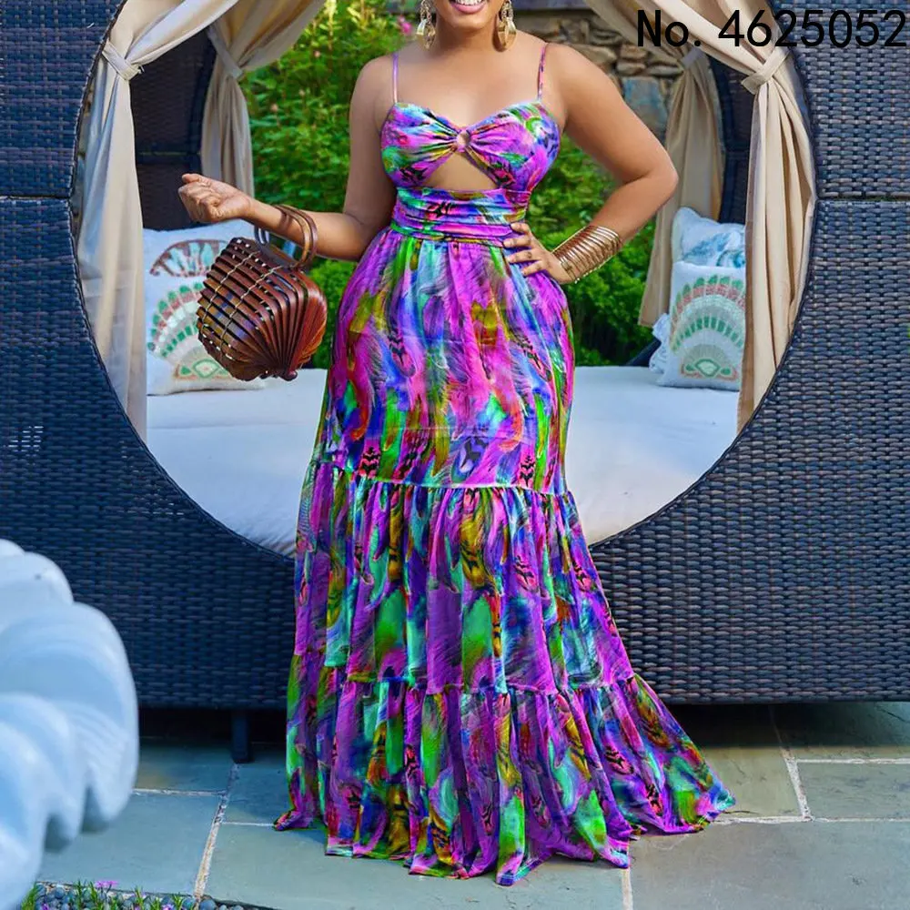 Women Dresses Summer Vintage 2022 Spaghetti Strap Print Boho Beach Dress Hollow Front Sleeveless Fit and Flare Wrap Sundress New
Women Dresses Summer Vintage 2022 Spaghetti Strap Print Boho Beach Dress Hollow Front Sleeveless Fit and Flare Wrap Sundress New