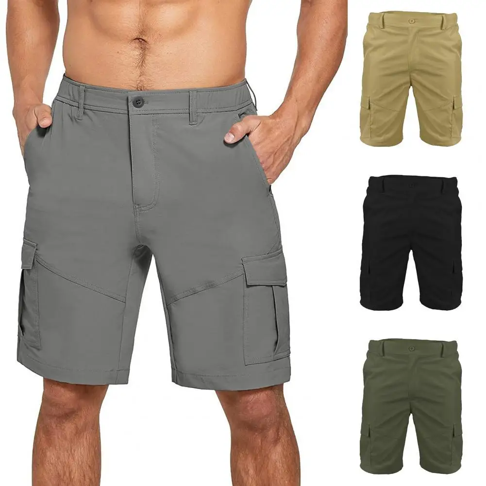 Fashionable Men Trousers Mid Waist Wear-resistant Cargo Shorts Straight Pattern Cargo Shorts
Fashionable Men Trousers Mid Waist Wear-resistant Cargo Shorts Straight Pattern Cargo Shorts