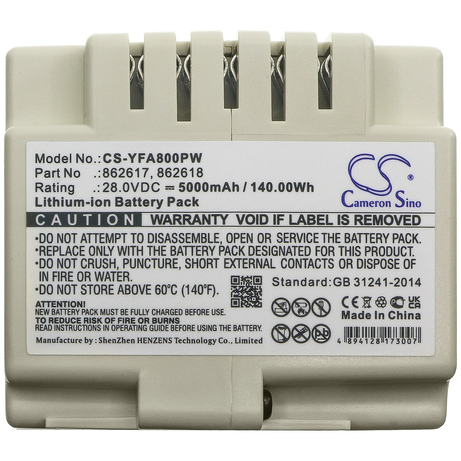 CS 5000mAh Battery For Yard Force 862617 862618 Ferrex R800 EASY+ Florabest FMR600 A1 FMR600A1 Garden Feelings R800Easy 
CS 5000mAh Battery For Yard Force 862617 862618 Ferrex R800 EASY+ Florabest FMR600 A1 FMR600A1 Garden Feelings R800Easy