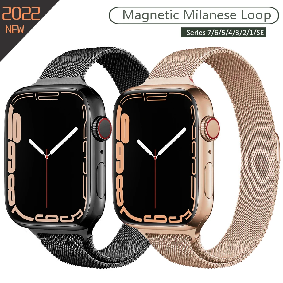 Магнитный ремешок для Apple watch Band 40 мм 44 мм 45 мм 41 мм 42 мм 38 мм, тонкий браслет из нержавеющей стали для iWatch series 3 4 5 6 se 7
Магнитный ремешок для Apple watch Band 40 мм 44 мм 45 мм 41 мм 42 мм 38 мм, тонкий браслет из нержавеющей стали для iWatch series 3 4 5 6 se 7