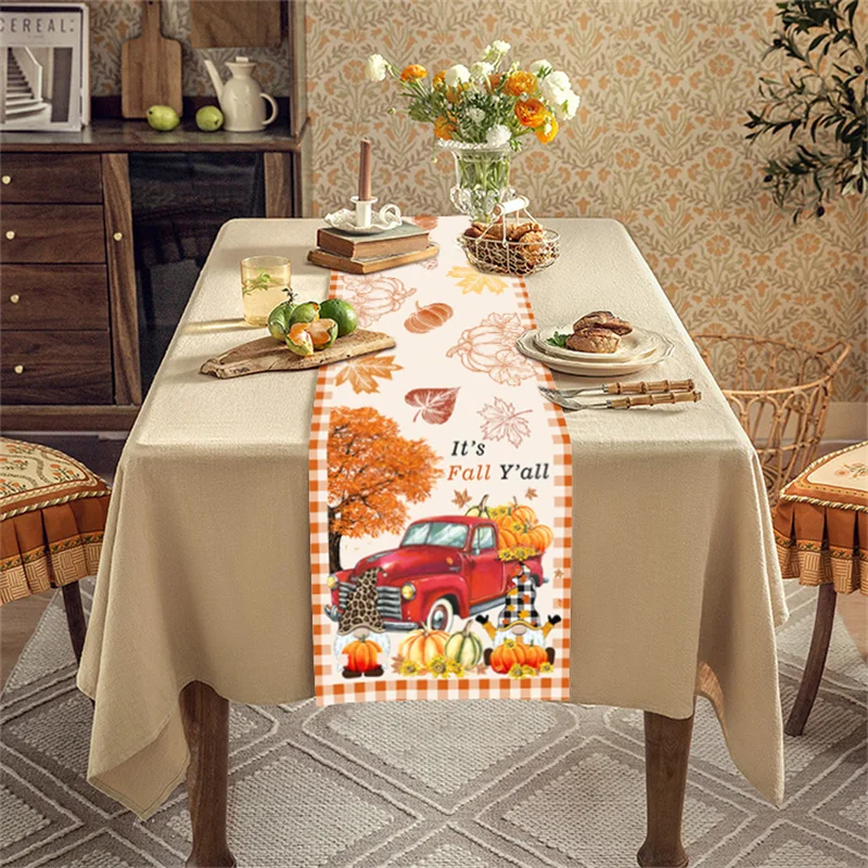 Thanksgiving Table Runners for Dining Table Decor Accessories Home Kitchen Table Runner with Autumn Maple Leaves Prints Home
Thanksgiving Table Runners for Dining Table Decor Accessories Home Kitchen Table Runner with Autumn Maple Leaves Prints Home