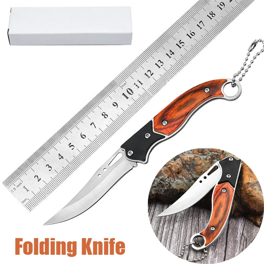 Multifunction Wooden Handle Folding Knife Outdoor Self-Defense Knife High Hardness Folding Knife Camping Survival EDC Knife
Multifunction Wooden Handle Folding Knife Outdoor Self-Defense Knife High Hardness Folding Knife Camping Survival EDC Knife
