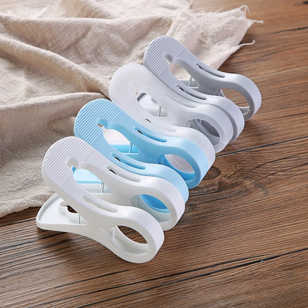 10pcs Windproof Clips Clothespin Large Plastic Non-Slip Quilt Clothes Laundry Clips Sky-blue
10pcs Windproof Clips Clothespin Large Plastic Non-Slip Quilt Clothes Laundry Clips Sky-blue