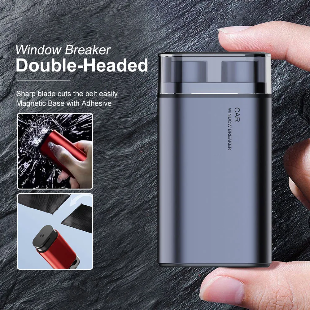 1PCS Emergency Car Window Breaker With Seatbelt Cutter Double-Headed Glass Breaker Aluminum Escape Tool Safety Hammer Lifesaving
1PCS Emergency Car Window Breaker With Seatbelt Cutter Double-Headed Glass Breaker Aluminum Escape Tool Safety Hammer Lifesaving