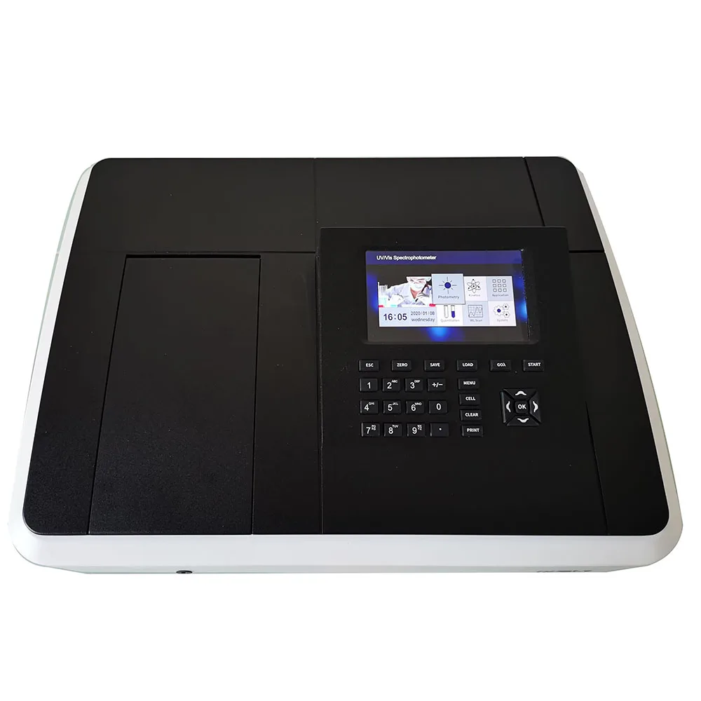 7 inch LCD screen variable bandwidth double beam wavelength range 190-1100nm uv spectrophotometer
7 inch LCD screen variable bandwidth double beam wavelength range 190-1100nm uv spectrophotometer
