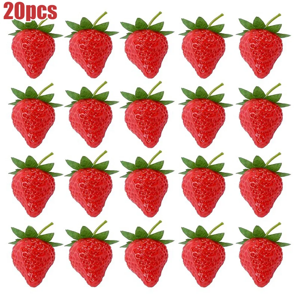 Table Decorations Artificial Strawberries, 20pcs 20x Fake Fruit For Display Lifelike Plastic Restaurant S/l High Quality New
Table Decorations Artificial Strawberries, 20pcs 20x Fake Fruit For Display Lifelike Plastic Restaurant S/l High Quality New