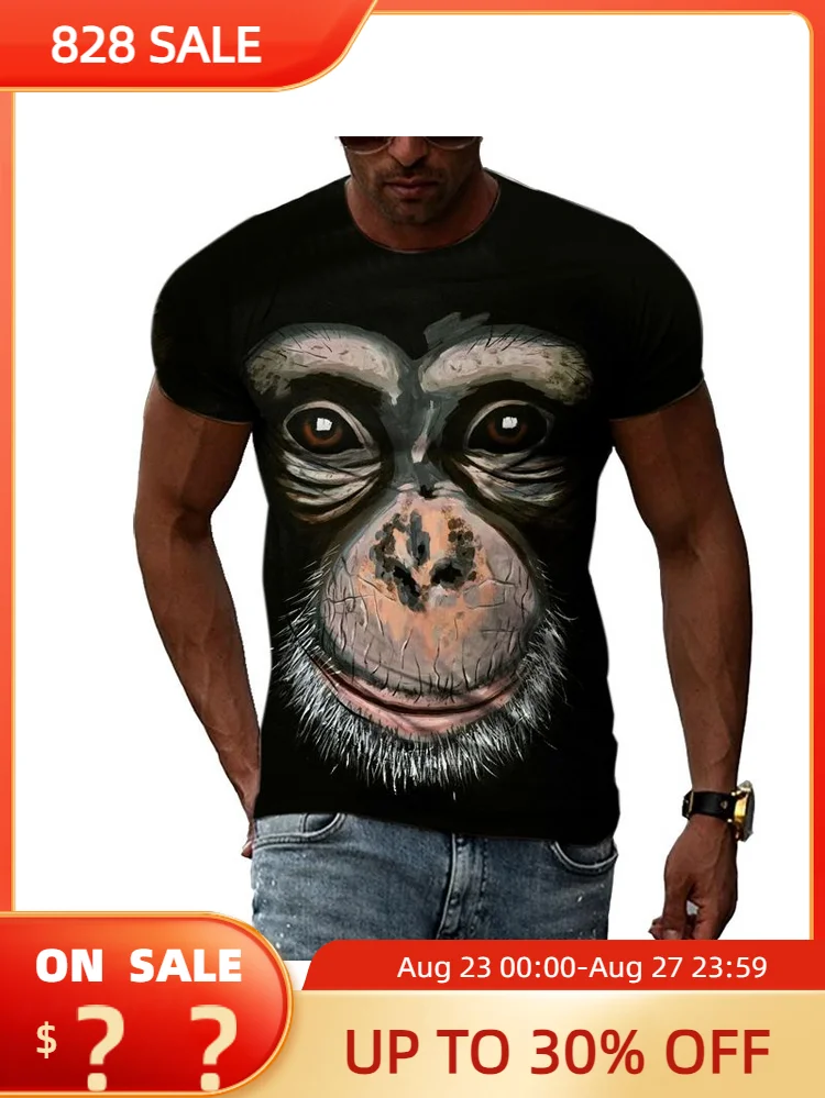 Summer Trendly Men Funny Monkey graphic t shirts Fashion Taste Casual Personality Printed T-shirt Hip Hop street style Tees Top
Summer Trendly Men Funny Monkey graphic t shirts Fashion Taste Casual Personality Printed T-shirt Hip Hop street style Tees Top