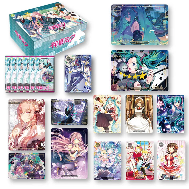New Hatsune Miku Raiden Mei Sr Ssr Sp Ssp Gold Card Anime Character Flash Card Table Toys Child Christmas Gifts
New Hatsune Miku Raiden Mei Sr Ssr Sp Ssp Gold Card Anime Character Flash Card Table Toys Child Christmas Gifts
