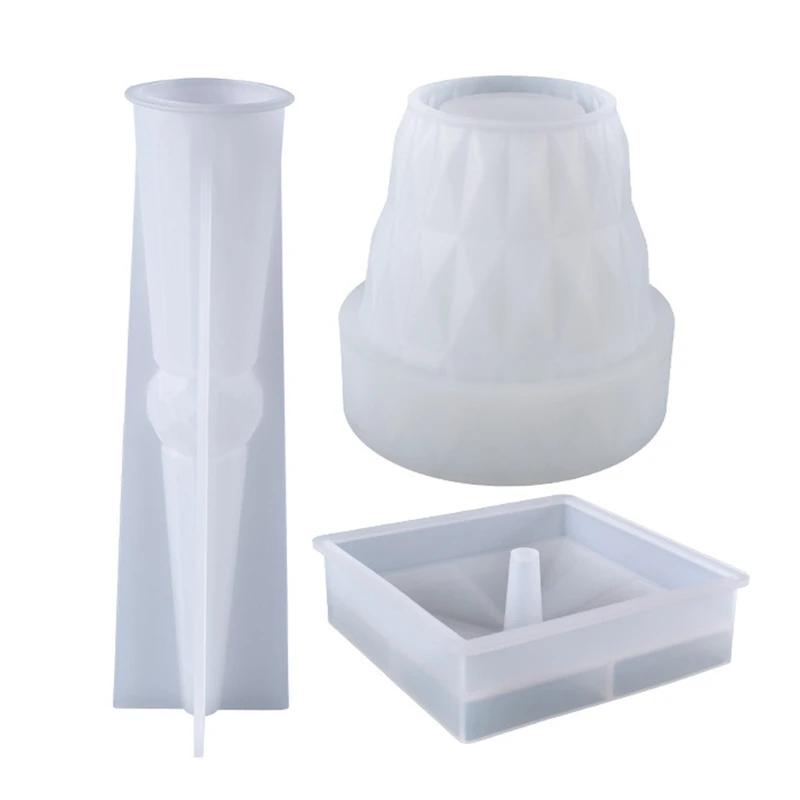 3Pcs DIY Crystal Drop Glue Mold Mirror Diamond Pattern Small Table Lamp Pen Holder To Store Ornaments Silicone Mold
3Pcs DIY Crystal Drop Glue Mold Mirror Diamond Pattern Small Table Lamp Pen Holder To Store Ornaments Silicone Mold