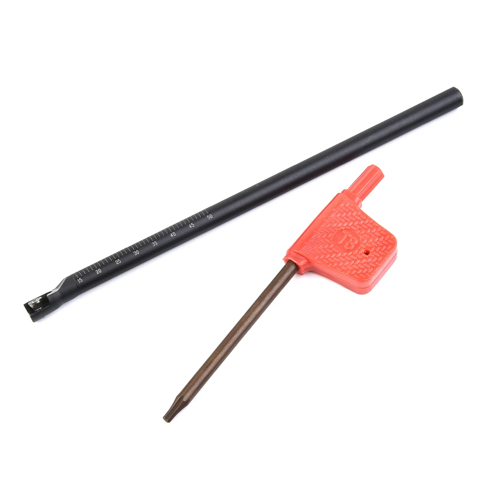 6/7/8/10mm SCLCR06 Turning Tool Lathe Boring Bar & 10x CCMT060204-HM Insert Good Toughness And Hardness Machinery & Accessories
6/7/8/10mm SCLCR06 Turning Tool Lathe Boring Bar & 10x CCMT060204-HM Insert Good Toughness And Hardness Machinery & Accessories