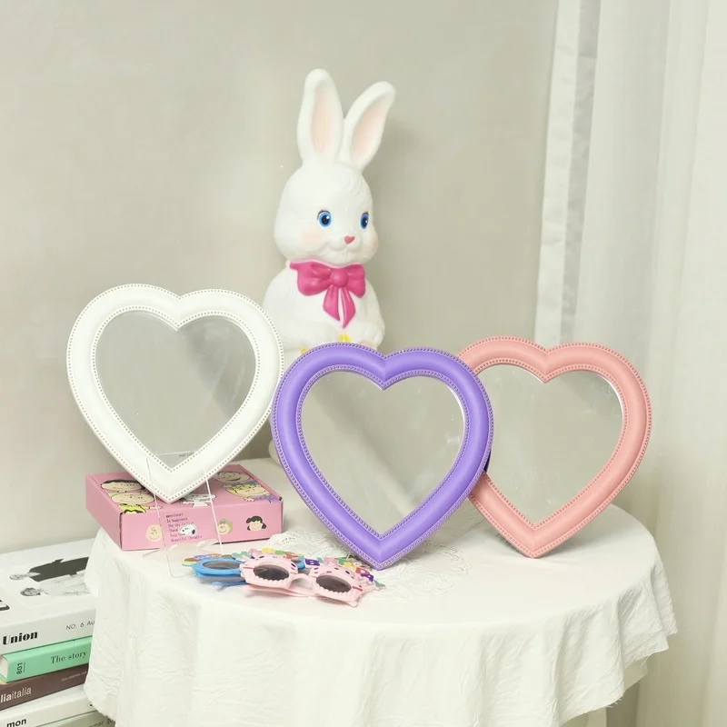Ins Love Heart Cosmetic Mirror Wall Hanging Dormitory Dressing Mirror Home Decor Korean Living Room Decorative Mirrors for Girls
Ins Love Heart Cosmetic Mirror Wall Hanging Dormitory Dressing Mirror Home Decor Korean Living Room Decorative Mirrors for Girls