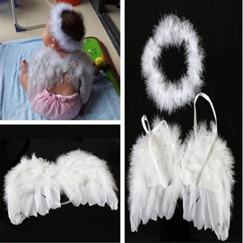 Newborn Baby Headwear Kids Fairy Angel Wing Feather Headbands 1set Costume Photo Prop For Baby Children Party Gift Present
Newborn Baby Headwear Kids Fairy Angel Wing Feather Headbands 1set Costume Photo Prop For Baby Children Party Gift Present