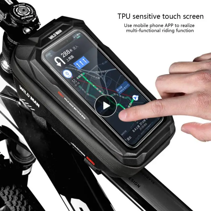 Tpu Sensitive Touch Screen Hard Shell Bag Convenient Upper Pipe Package Double-layer Mesh Bag Front Beam Bag Inclined Design 
Tpu Sensitive Touch Screen Hard Shell Bag Convenient Upper Pipe Package Double-layer Mesh Bag Front Beam Bag Inclined Design
