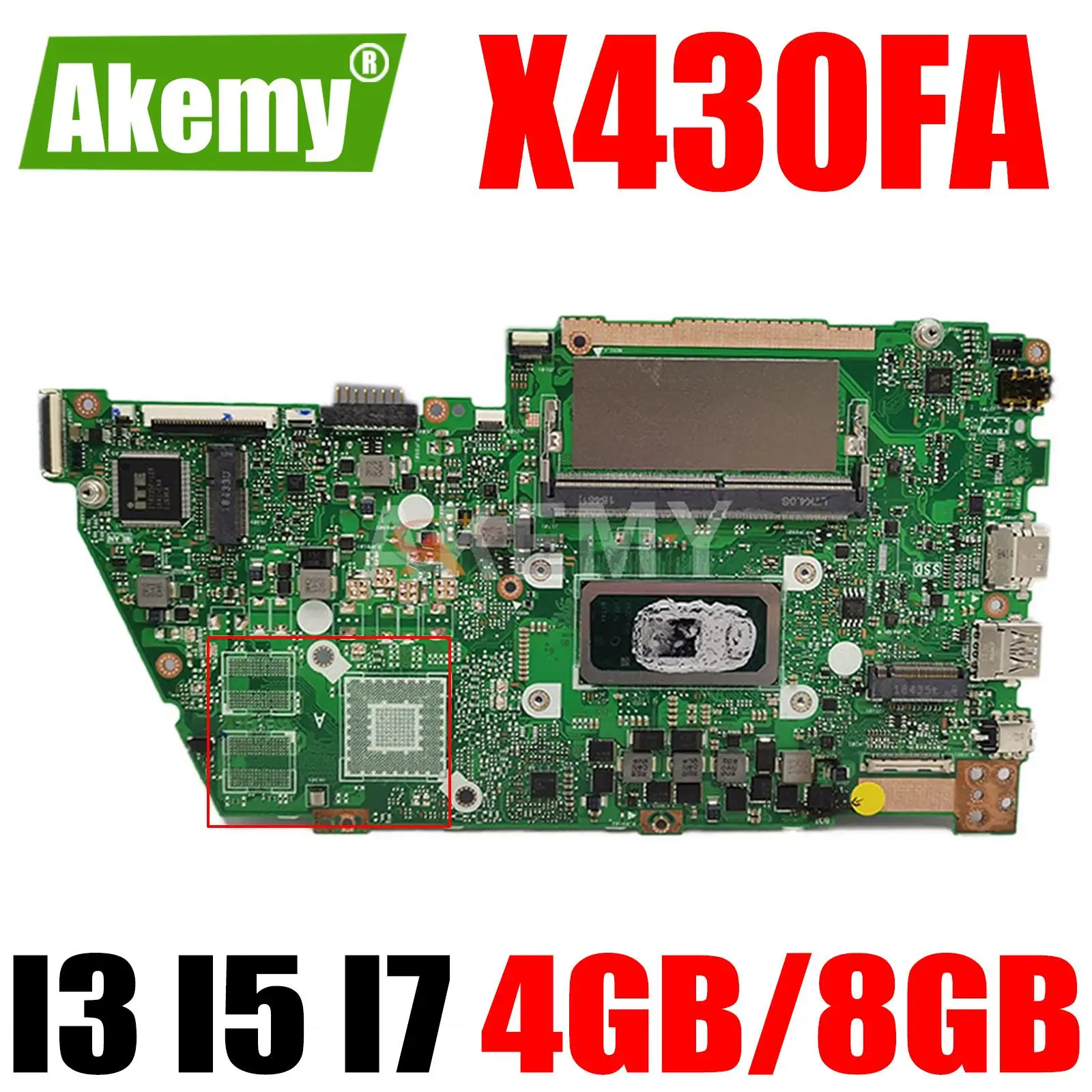 X430FA Laptop Motherboard for ASUS VIVOBOOK X430F X430 A430F S14 S4300F S4300FN Motherboard Mainboard CPU I3 I5 I7 UMA 4GB 8GB
X430FA Laptop Motherboard for ASUS VIVOBOOK X430F X430 A430F S14 S4300F S4300FN Motherboard Mainboard CPU I3 I5 I7 UMA 4GB 8GB