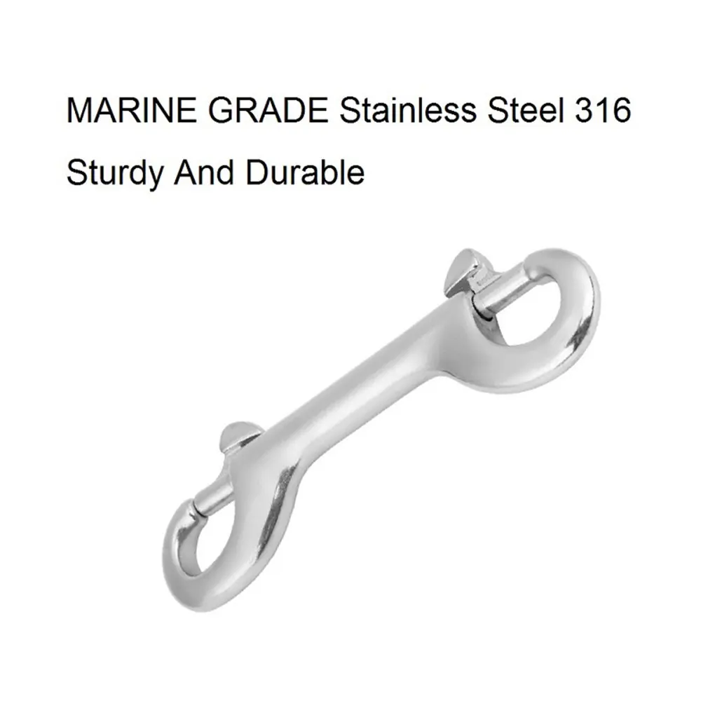 

Крючок из нержавеющей стали, крючки с двойным концевым держателем для ключей, триггерные болты, аксессуары для морских лодок, универсальные 100 мм