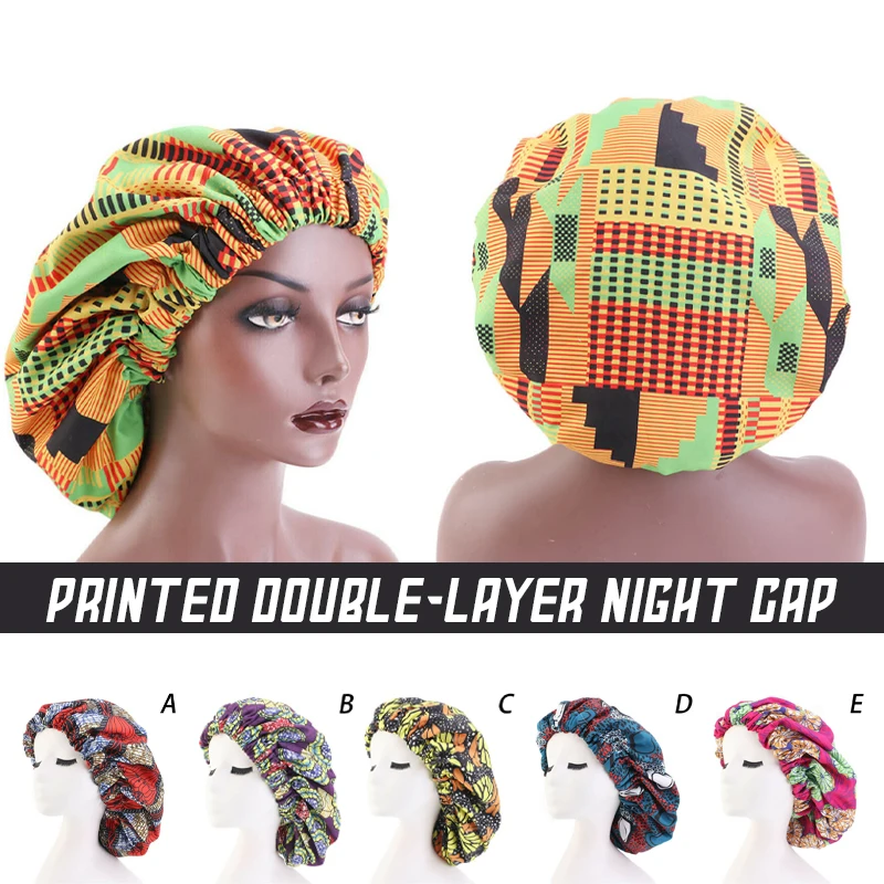 Women's Dry Hair Cap Printed Double-Layer Elastic Breathable Adjustable Wide Brim Headscarf Large Size Care Women's Sleeping Cap
Women's Dry Hair Cap Printed Double-Layer Elastic Breathable Adjustable Wide Brim Headscarf Large Size Care Women's Sleeping Cap