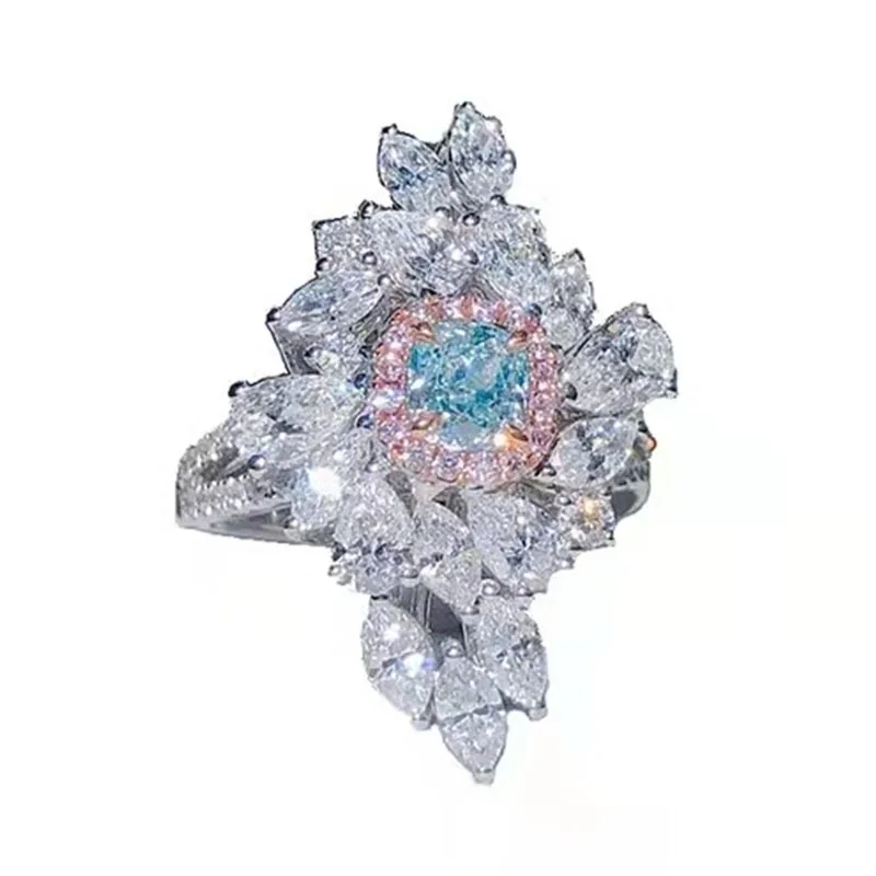 Milan Girl Shiny Pink High Carbon Diamond Drop Ring Ladies Wedding Party Exquisite Gifts High-end Banquet Jewelry
Milan Girl Shiny Pink High Carbon Diamond Drop Ring Ladies Wedding Party Exquisite Gifts High-end Banquet Jewelry