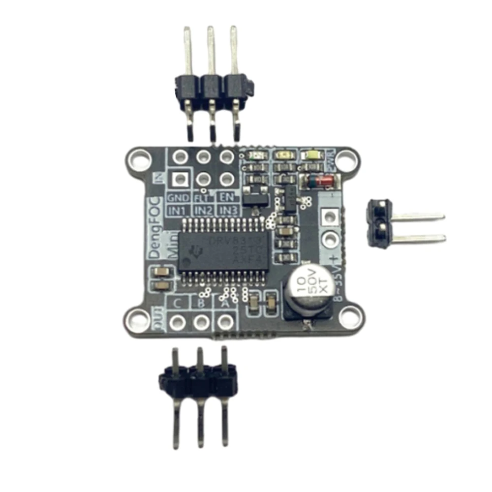 DengFOC-Mini 8-35V BLDC Motor Drive Board FOC 2.5A DRV83131 Chip Motor Drive FOC Controller PWM Output Pin with Indicator Light
DengFOC-Mini 8-35V BLDC Motor Drive Board FOC 2.5A DRV83131 Chip Motor Drive FOC Controller PWM Output Pin with Indicator Light
