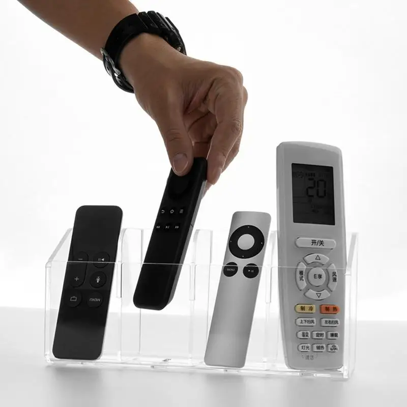 Acrylic Remote Control Holder Mobile Phone Holder Wall Mounted Stand Remote Control Storage Box TV Air Conditioner Remote holder
Acrylic Remote Control Holder Mobile Phone Holder Wall Mounted Stand Remote Control Storage Box TV Air Conditioner Remote holder