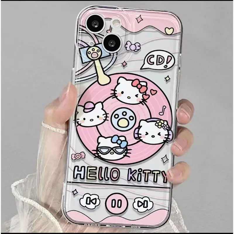 Kawaii Sanrio Anime Hello Kitty TPU Phone Case Cute Cartoon Record Lovely Sweet All-inclusiveI Soft Transparent Gifts for Girls
Kawaii Sanrio Anime Hello Kitty TPU Phone Case Cute Cartoon Record Lovely Sweet All-inclusiveI Soft Transparent Gifts for Girls