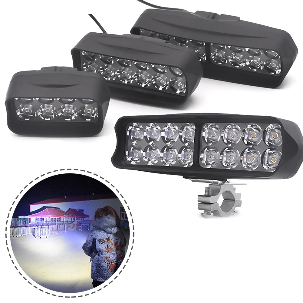 1pcs 12V-80V Motorcycle Electric Bike LED Headlight 8/12/16 LED Super Bright Tricycle Lamp For Motorcycles Electric Vehicles
1pcs 12V-80V Motorcycle Electric Bike LED Headlight 8/12/16 LED Super Bright Tricycle Lamp For Motorcycles Electric Vehicles