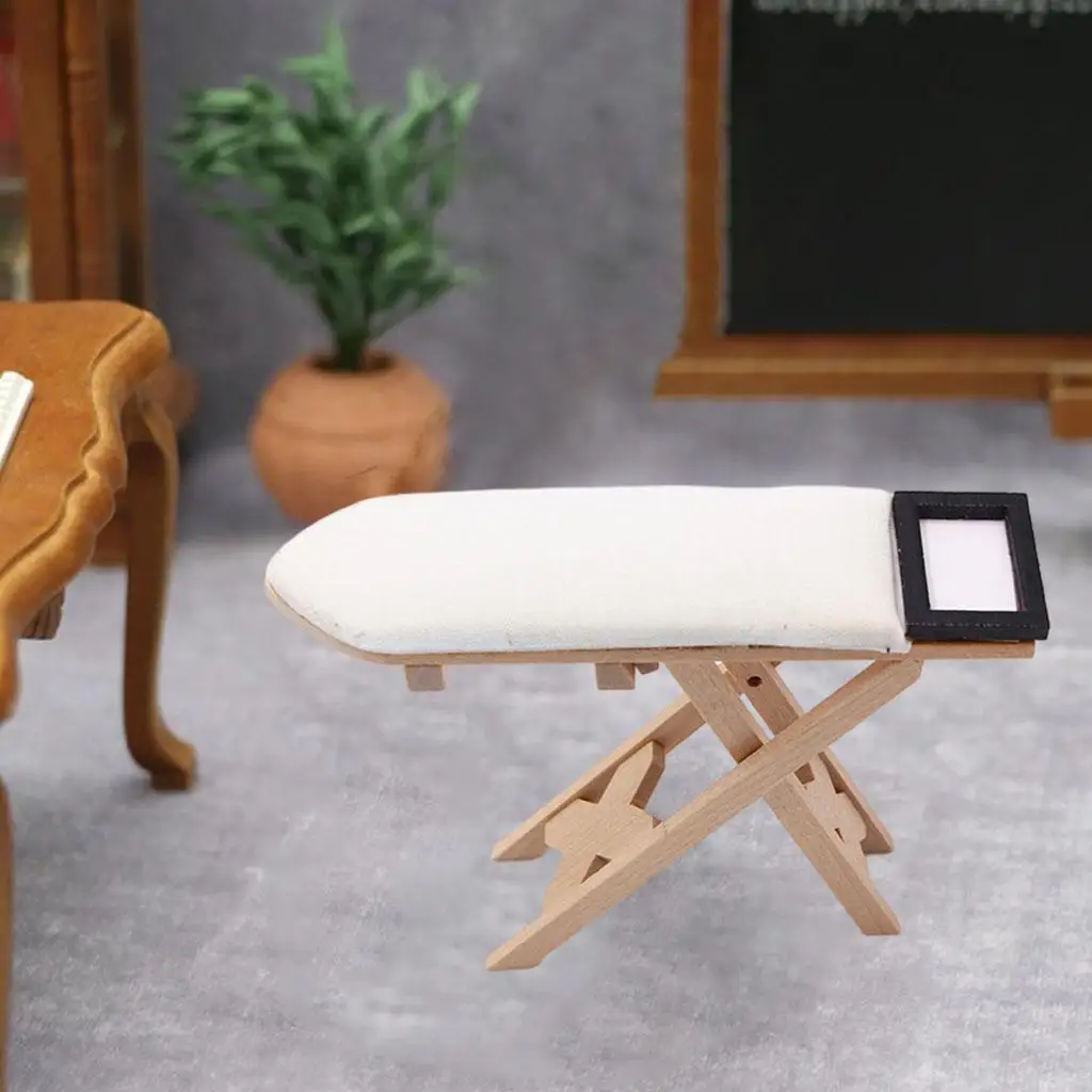 1:12 Scale Doll House Ironing Board, Cloakroom Miniature Furniture Decor Role Playing Toy Girls Favorite Children Gift Toy
1:12 Scale Doll House Ironing Board, Cloakroom Miniature Furniture Decor Role Playing Toy Girls Favorite Children Gift Toy