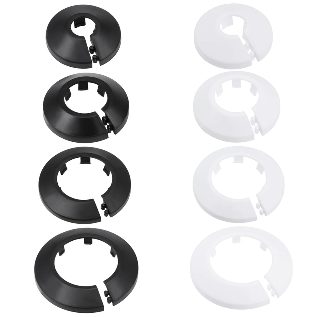 4Pcs Pipe Collar 13/17/21/25/33/35/41.5/44/50/64/75/90mm PP Radiator Escutcheon Pipe Cover Decoration White/Black
4Pcs Pipe Collar 13/17/21/25/33/35/41.5/44/50/64/75/90mm PP Radiator Escutcheon Pipe Cover Decoration White/Black