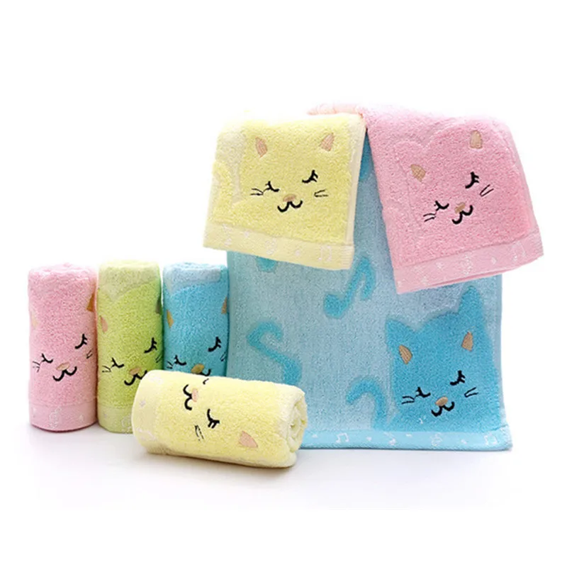 1Pc 25x50cm 100% Cotton Cartoon Cat Jacquard Embroidered Children Kindergarten Gift Hand Face Towel
1Pc 25x50cm 100% Cotton Cartoon Cat Jacquard Embroidered Children Kindergarten Gift Hand Face Towel