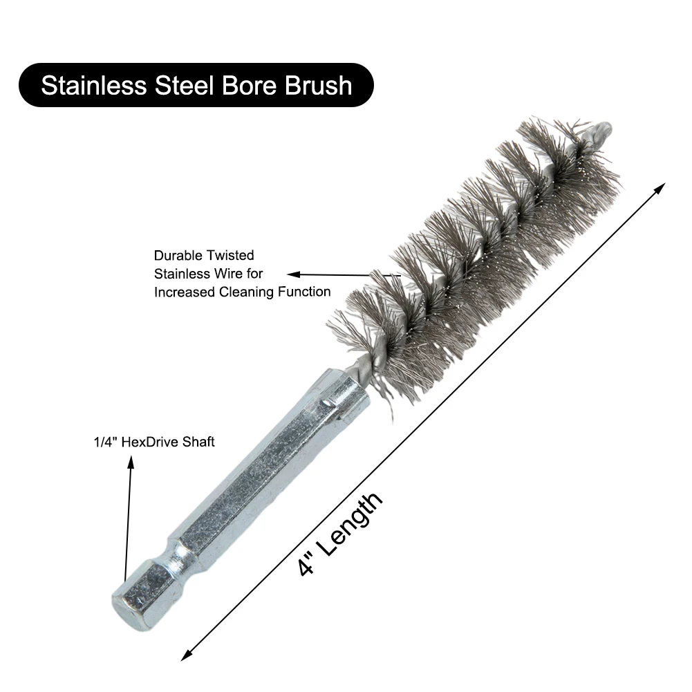 10pcs 8-19mm Wire Tube Machinery Cleaning Brush Rust Cleaner Washing Polishing Tools Accessories For Hex Handle Power Drill
10pcs 8-19mm Wire Tube Machinery Cleaning Brush Rust Cleaner Washing Polishing Tools Accessories For Hex Handle Power Drill