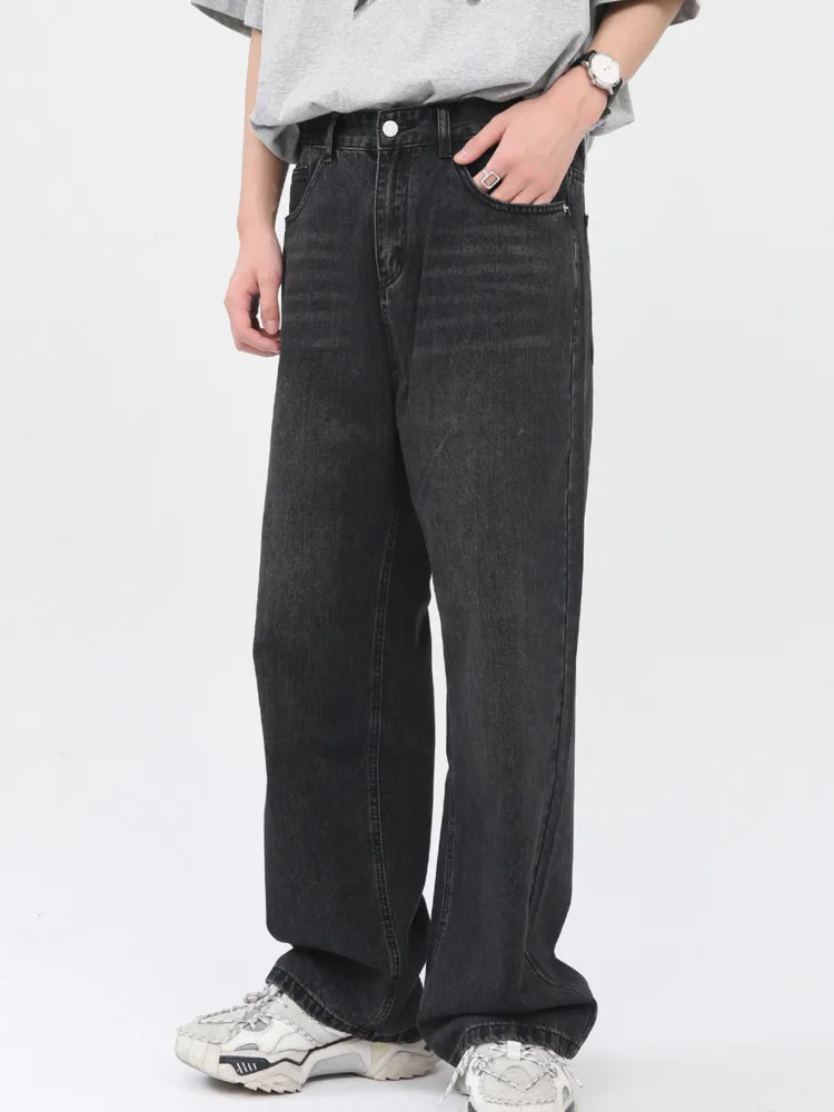 SYUHGFA Men's Wear 2022 Spring Autumn Korean Streetwear Fashion Washing Straight Middle Waist Jeans Casual Loose Denim Trousers
SYUHGFA Men's Wear 2022 Spring Autumn Korean Streetwear Fashion Washing Straight Middle Waist Jeans Casual Loose Denim Trousers