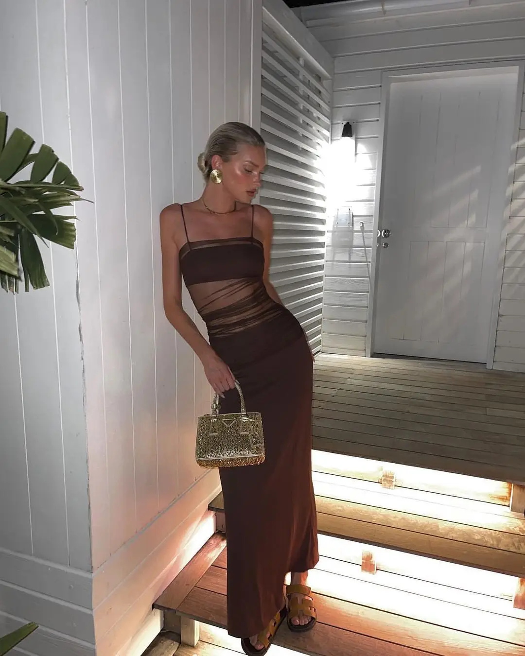 New Fashion Brown White Women Sleeveless Sexy Strap Bodycon Mesh Ankle-Length Maxi 2023 Bandage Celebrate Evening Party Dress
New Fashion Brown White Women Sleeveless Sexy Strap Bodycon Mesh Ankle-Length Maxi 2023 Bandage Celebrate Evening Party Dress