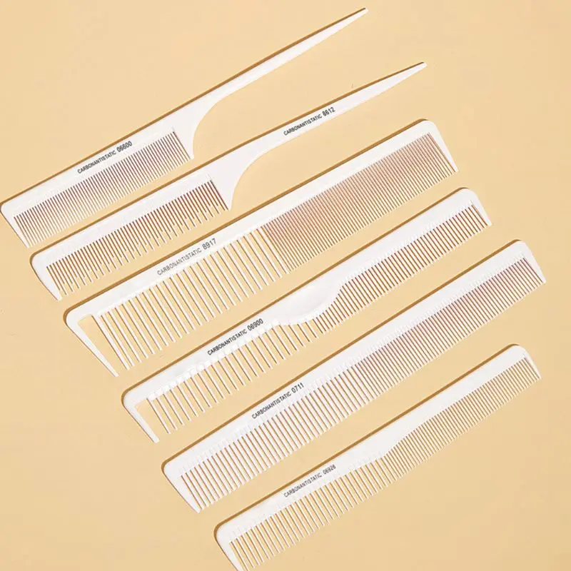 

Professional Hair Dye Comb One-way Weave Highlighting Foiling Sectioning Highlight Cutting Combs Salon Hairdressing Tool