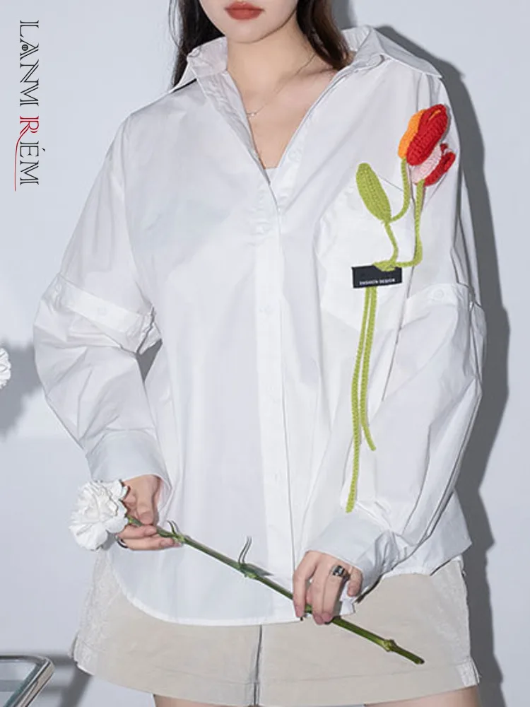 LANMREM Fashion Shirt For Women Designer Flower Lapel Single Breasted Long Sleeves Tops Female Clothing 2023 Spring New 2YA2329
LANMREM Fashion Shirt For Women Designer Flower Lapel Single Breasted Long Sleeves Tops Female Clothing 2023 Spring New 2YA2329