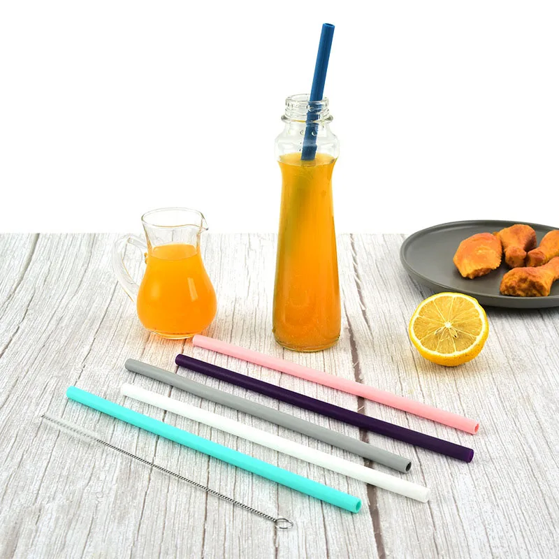 5Pcs Reusable Silicone Straight Bent Straw Wedding Party Supplies Cleaning Brush Drinking Tool Portable Food Grade Bar Accessory
5Pcs Reusable Silicone Straight Bent Straw Wedding Party Supplies Cleaning Brush Drinking Tool Portable Food Grade Bar Accessory