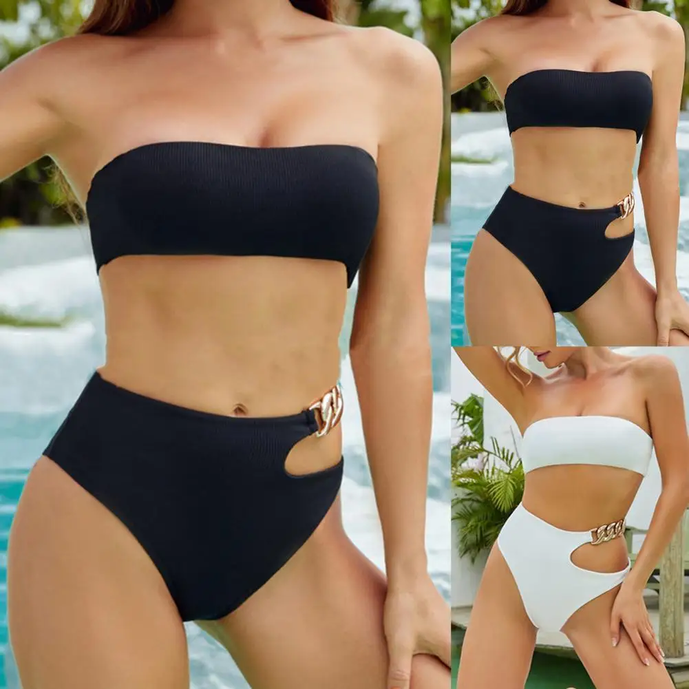 Unique Bikini Set Strapless Beachwear Bra Briefs Set Women Bandeau Bikini Set
Unique Bikini Set Strapless Beachwear Bra Briefs Set Women Bandeau Bikini Set