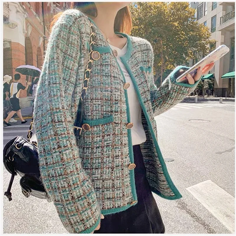 Luxury Coat Women's Spring and Autumn Fashion Loose Korean Style Design Short Fashion Cardigan Elegant Office Lady Coats
Luxury Coat Women's Spring and Autumn Fashion Loose Korean Style Design Short Fashion Cardigan Elegant Office Lady Coats